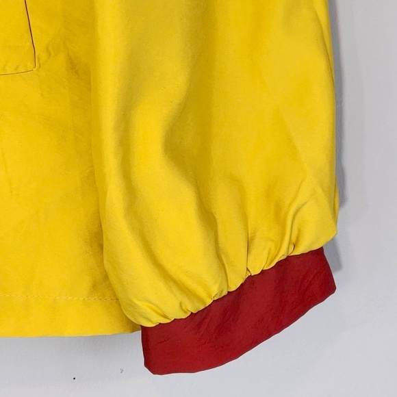 Yellow Windbreaker Jacket Sz. Medium - Picture 4 of 9